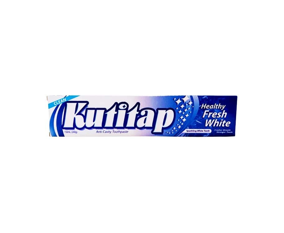 Kutitap Anti-Cavity Toothpaste Sparkling White Teeth Healthy Fresh White 150ml(240g)