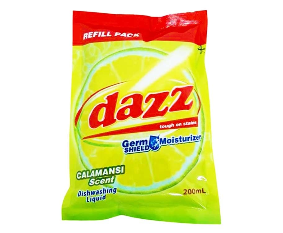 Dazz Dishwashing Liquid Refill Pack Calamansi Scent 200mL