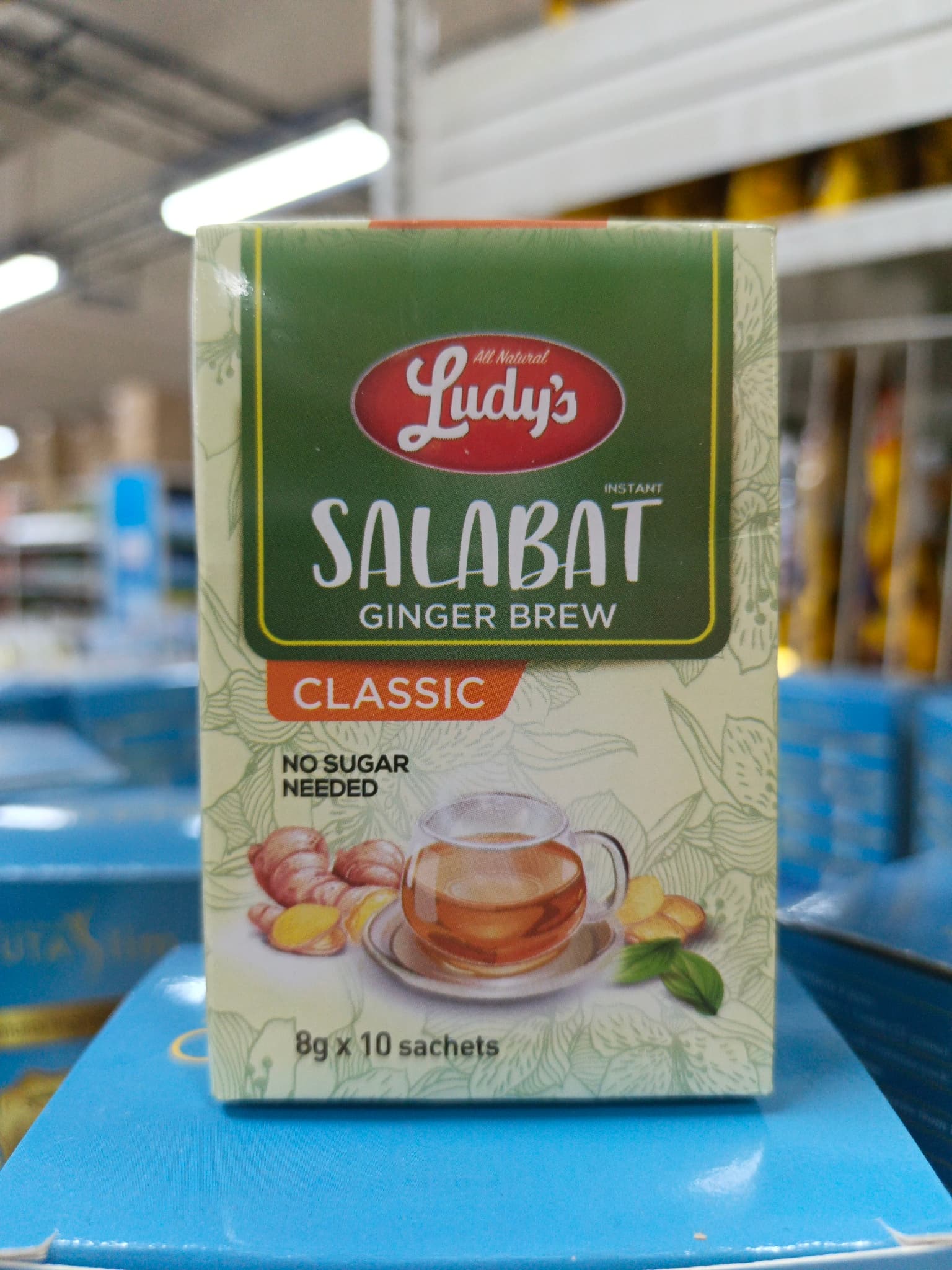 Ludy's Instant Salabat Ginger Brew Classic 80g(10 Sachet x 8g)
