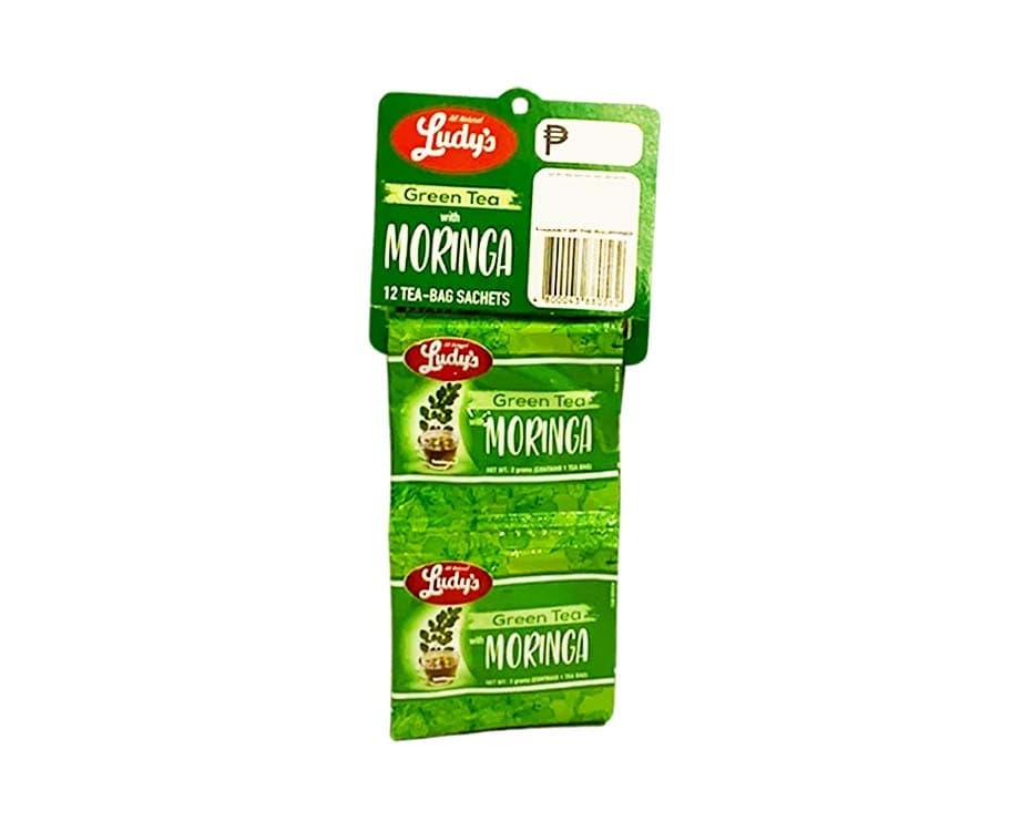 Ludy’s Green Tea with Moringa (12 Tea Bag Sachets x 2g)
