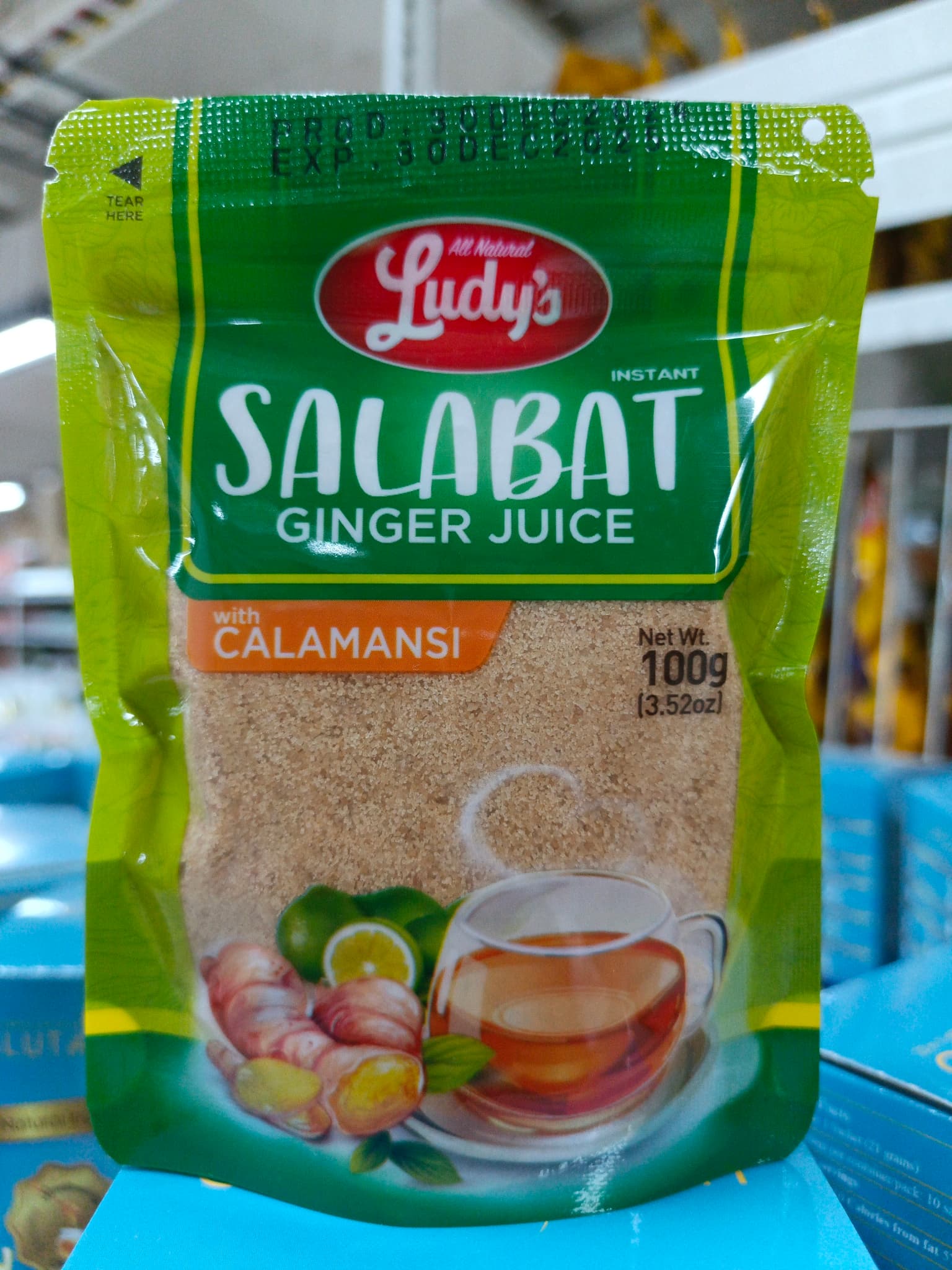 Ludy's Instant Salabat Ginger Juice with Calamansi 100g