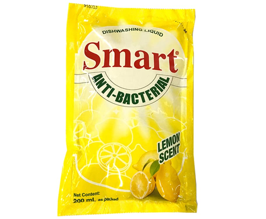 Smart Anti-Bacterial Lemon Scent Dishwashing Liquid 200mL