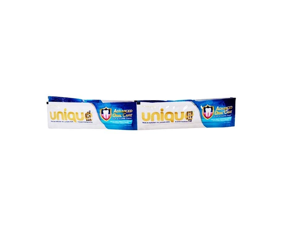Unique Maximum Flouride Toothpaste Advanced Oral Care Gum & Enamel Repair Double Mint Flavor (6packs x 10ml)