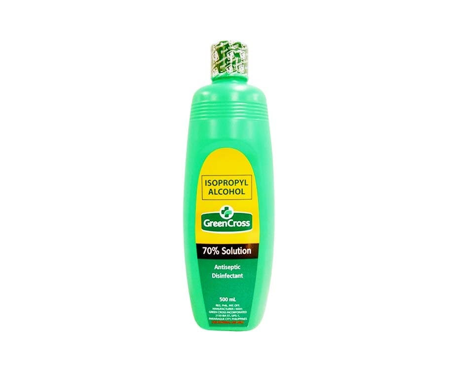 Green Cross Isopropyl Alcohol 70% Solution Antiseptic Disinfectant 500mL