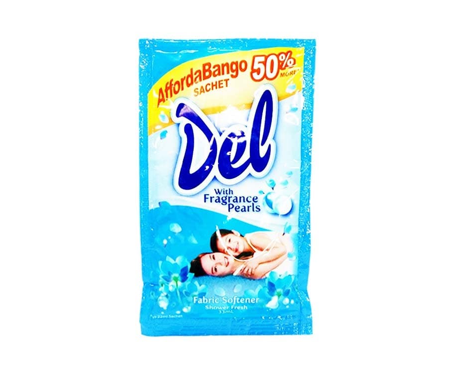 Del with Fragrance Pearls Fabric Softener Shower Fresh 33mL