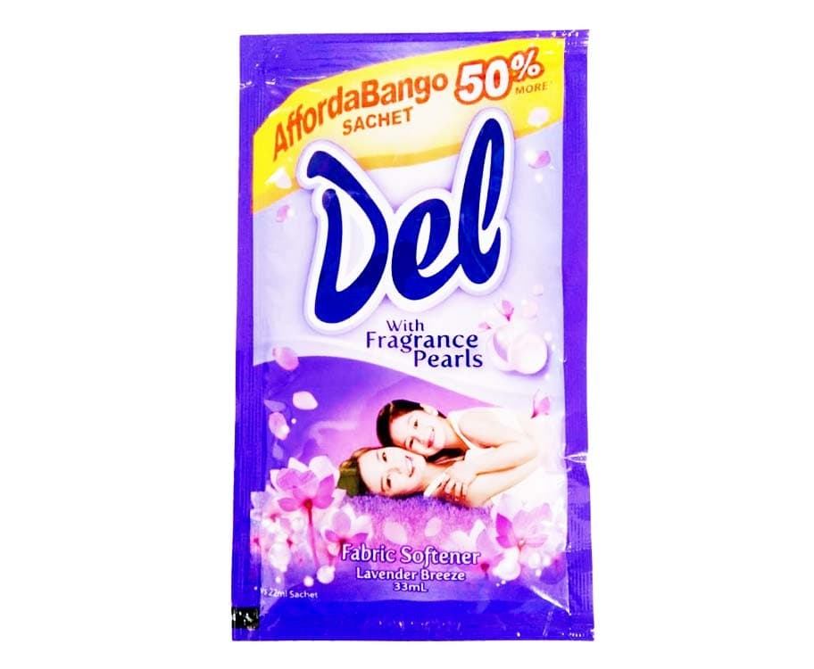 Del with Fragrance Pearls Fabric Softener Lavender Breeze 33mL