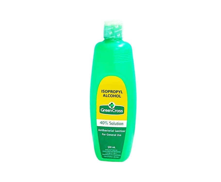 Green Cross Isopropyl Alcohol 40% Solution Antibacterial Sanitizer 500mL
