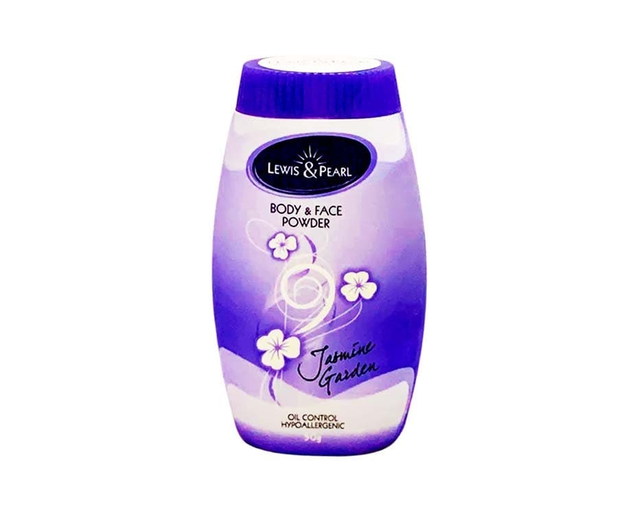Lewis & Pearl Body & Face Powder Jasmin Garden 50g