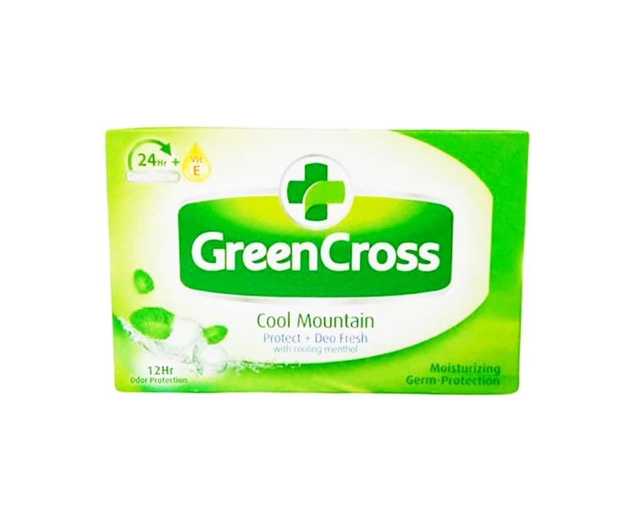 Green Cross Cool Mountain Protect + Deo Fresh with Cooling Menthol Moisturizing Germ-Protection 125g