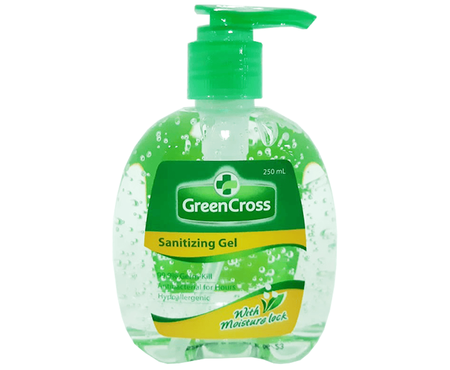 Green Cross Sanitizing Gel with Moisture Lock 250mL