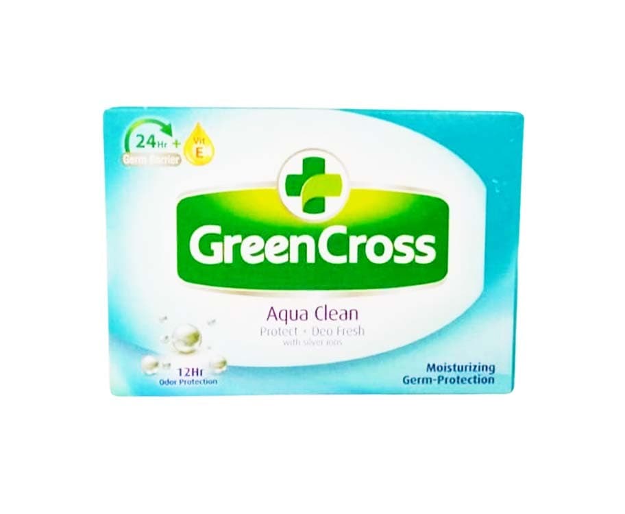 Green Cross Aqua Clean Protect + Deo Fresh with Silver Ions Moisturizing Germ-Protection 85g