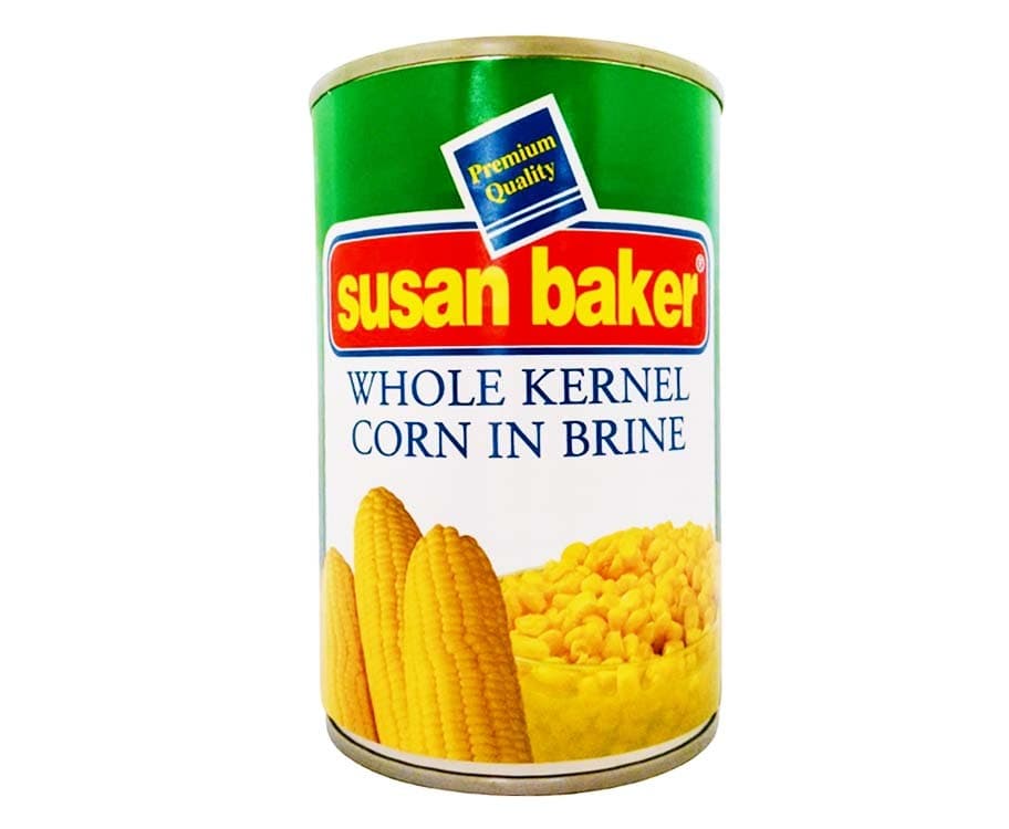 Susan Baker Whole Kernel Corn in Brine 425g