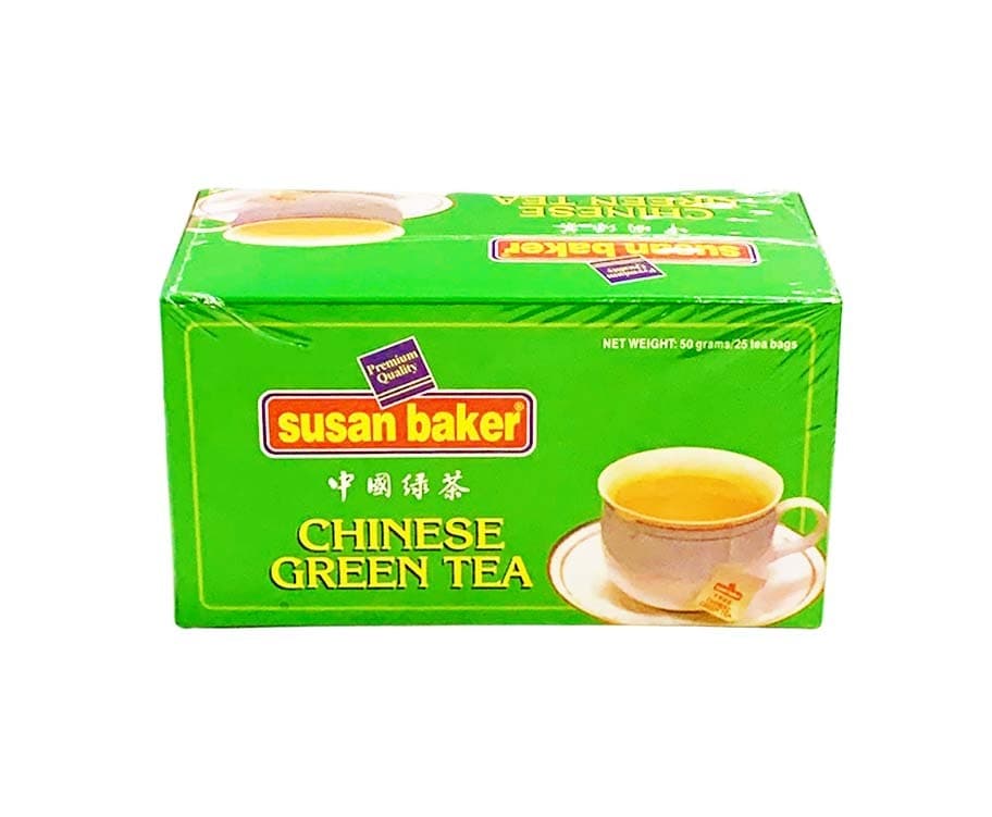 Susan Baker Premium Quality Chinese Green Tea (25 Tea Bags x 2g) 50g