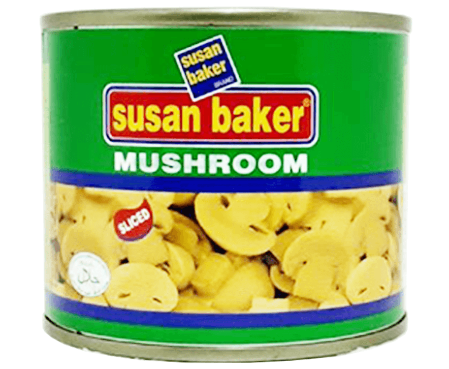 Susan Baker Sliced Mushroom 198g