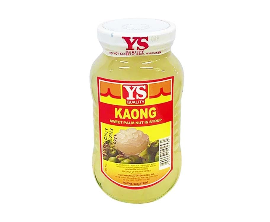 YS Kaong Sweet Palm Nut in Syrup White 12oz (340g)