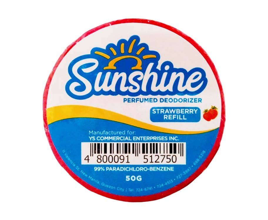 Sunshine Perfumed Deodorizer Strawberry Refill 50g