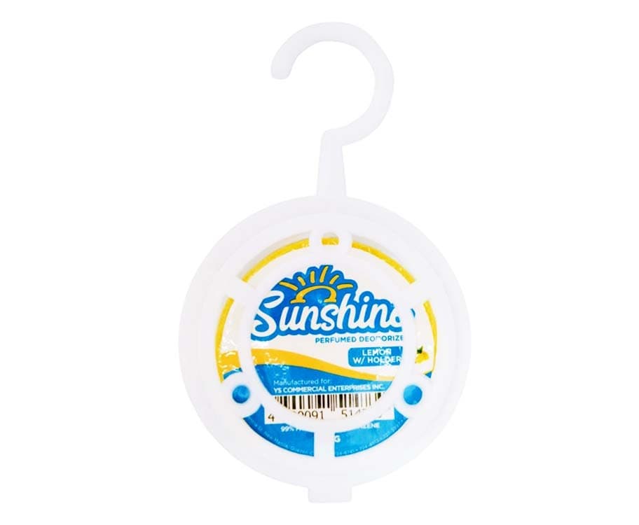 Sunshine Perfumed Deodorizer Lemon with Holder 50g