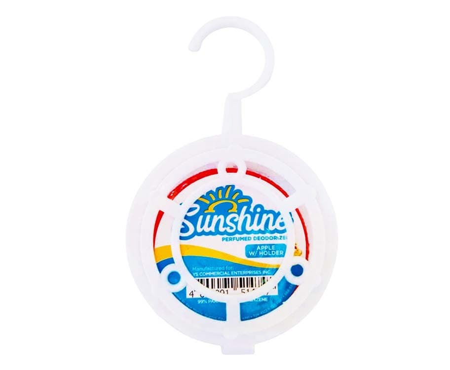 Sunshine Perfumed Deodorizer Apple with Holder 50g