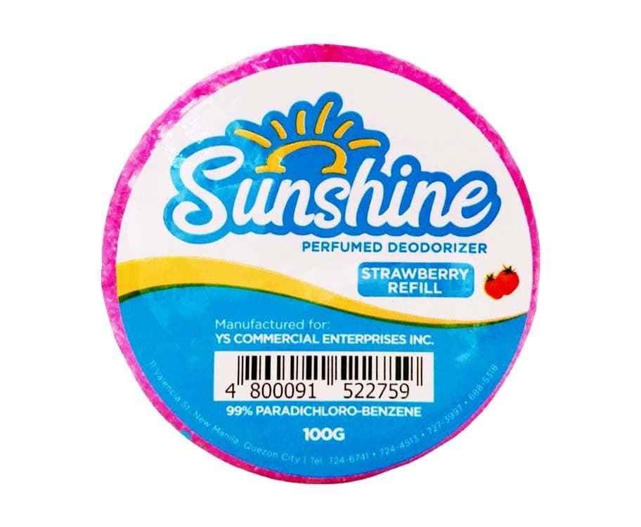 Sunshine Perfumed Deodorizer Strawberry Refill 100g