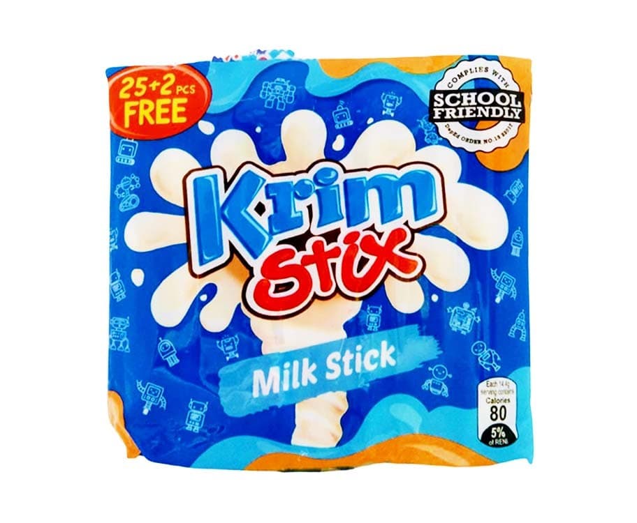 Krim Stix Milk Stick (25+2 Pieces) 129.6g