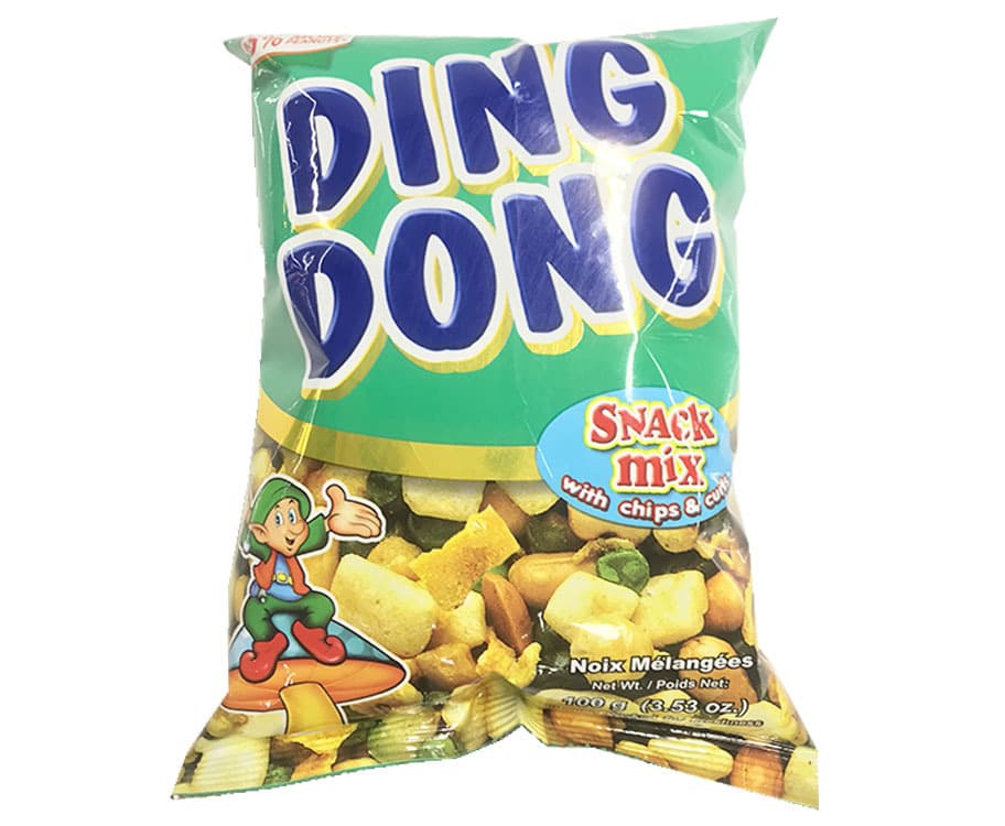 Ding Dong Snack Mix with Real Chips & Curls 100g