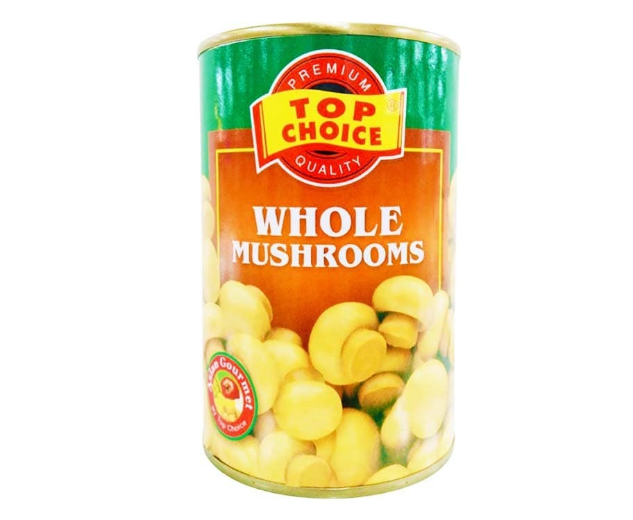 Top Choice Whole Mushrooms 425g
