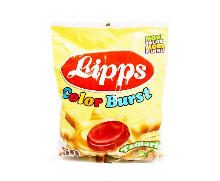 Lipps Color Burst Tamarind Flavored Candy (50 Packs x 4.0g) 200g
