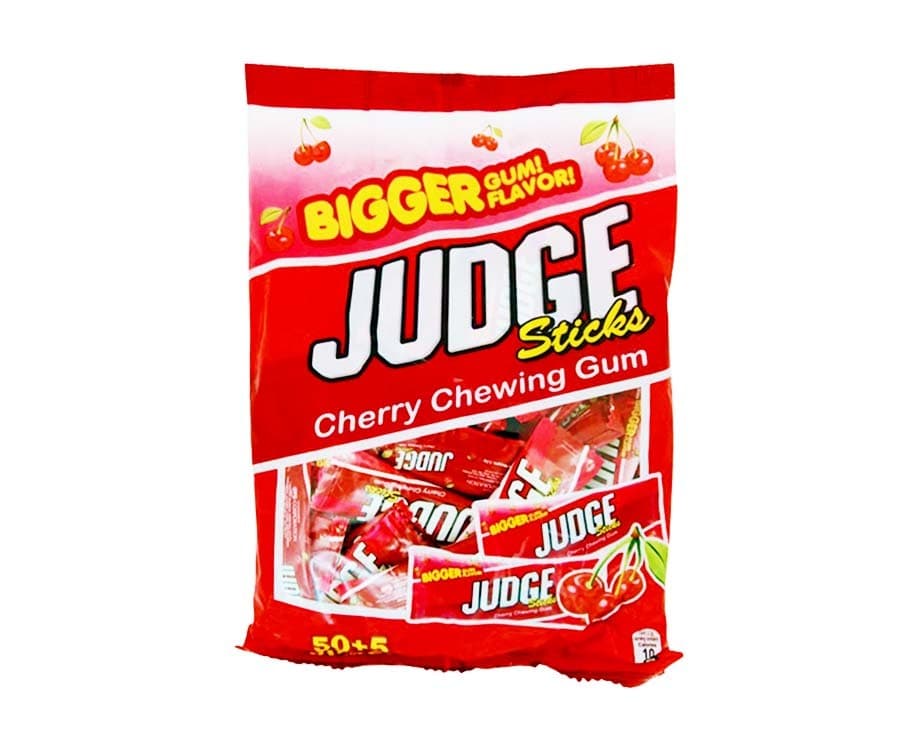 Judge Sticks Cherry Chewing Gum 55 Pieces 176g