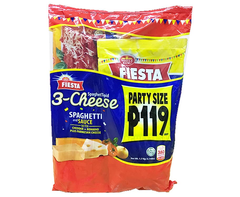 Fiesta 3-Cheese Spaghetti and Sauce with Cheddar + Romano Plus Parmesan Cheese 1.7kg