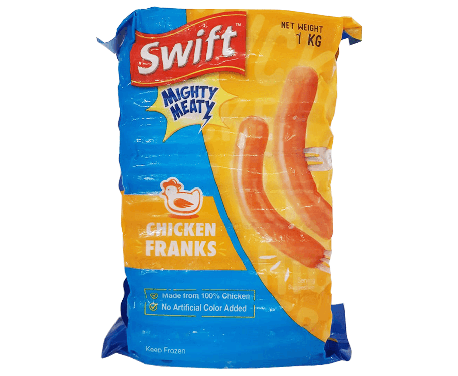 Swift Mighty Meaty Chicken Franks 1kg