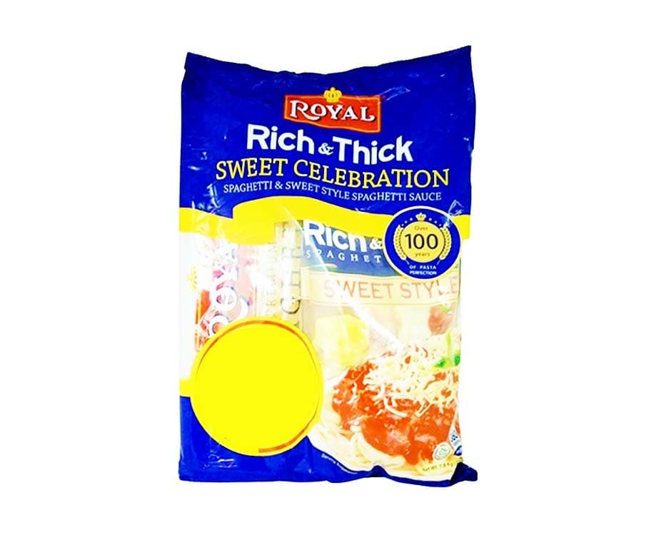 Royal Rich & Thick Sweet Celebration Spaghetti & Sweet Style Spaghetti Sauce 1.8kg