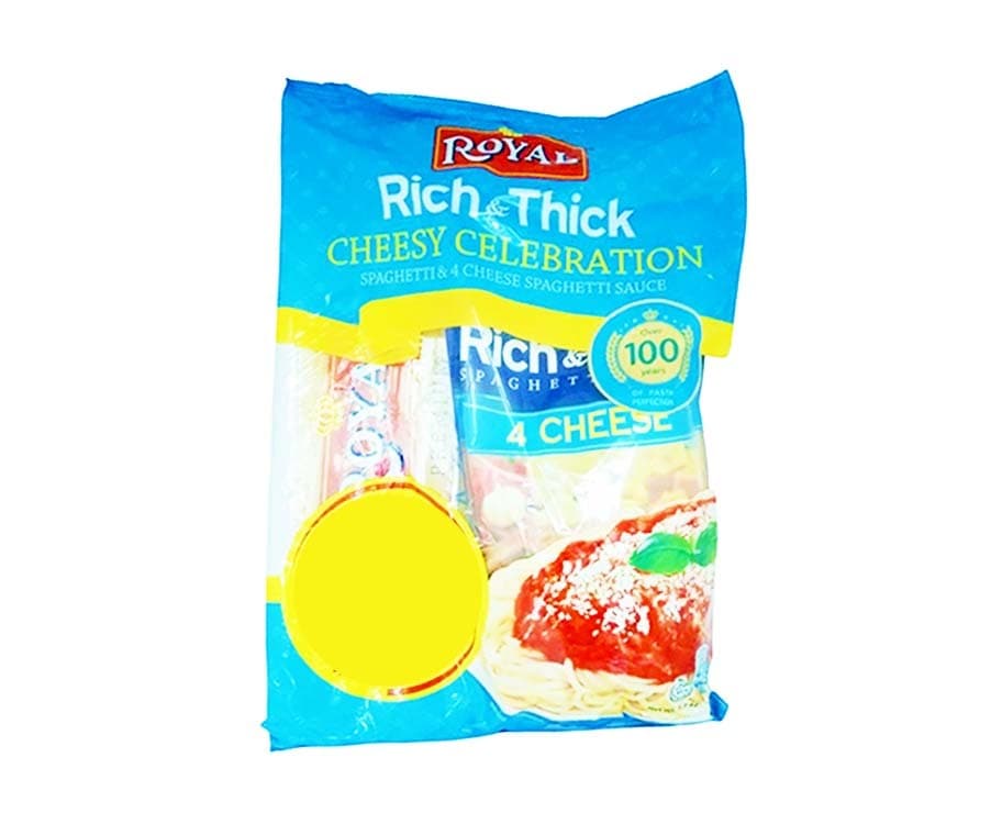 Royal Rich & Thick Cheesy Celebration Spaghetti & 4-Cheese Spaghetti Sauce 1.7kg