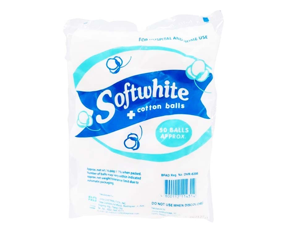 Softwhite Cotton Balls 50 Pieces