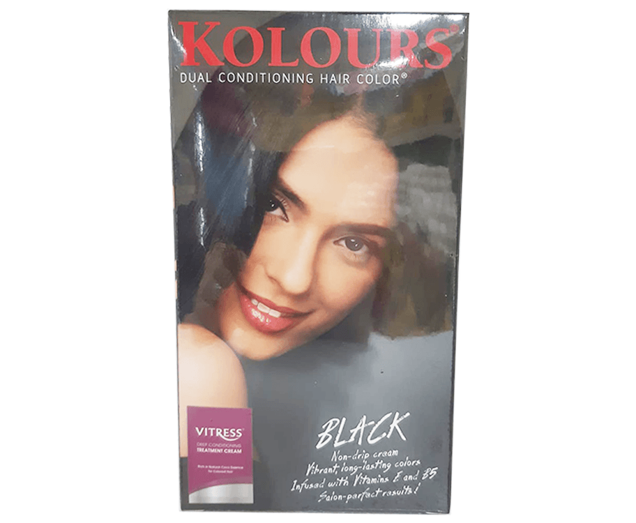 Kolours Dual Conditioning Hair Color Black