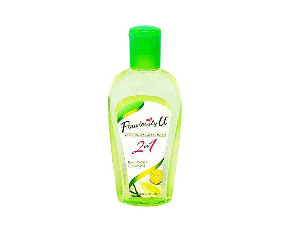 Flawlessly U Whitening Facial Cleanser 2-in-1 Green Papaya + Calamansi 135mL