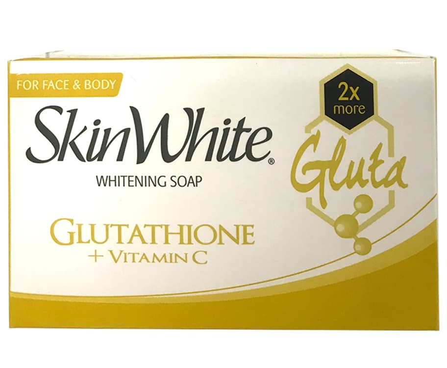 Skin White Whitening Soap Glutathione + Vitamin C 90g