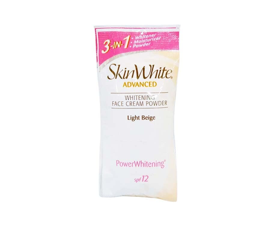 SkinWhite Advanced Whitening Face Cream Powder Light Beige (6 Packs x 7g)