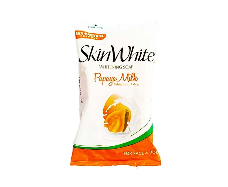 SkinWhite Whitening Soap Papaya Milk For Face & Body 65g