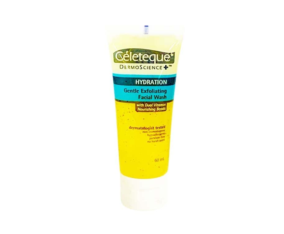 Celeteque DermoScience Hydration Gentle Exfoliating Facial Wash 60mL