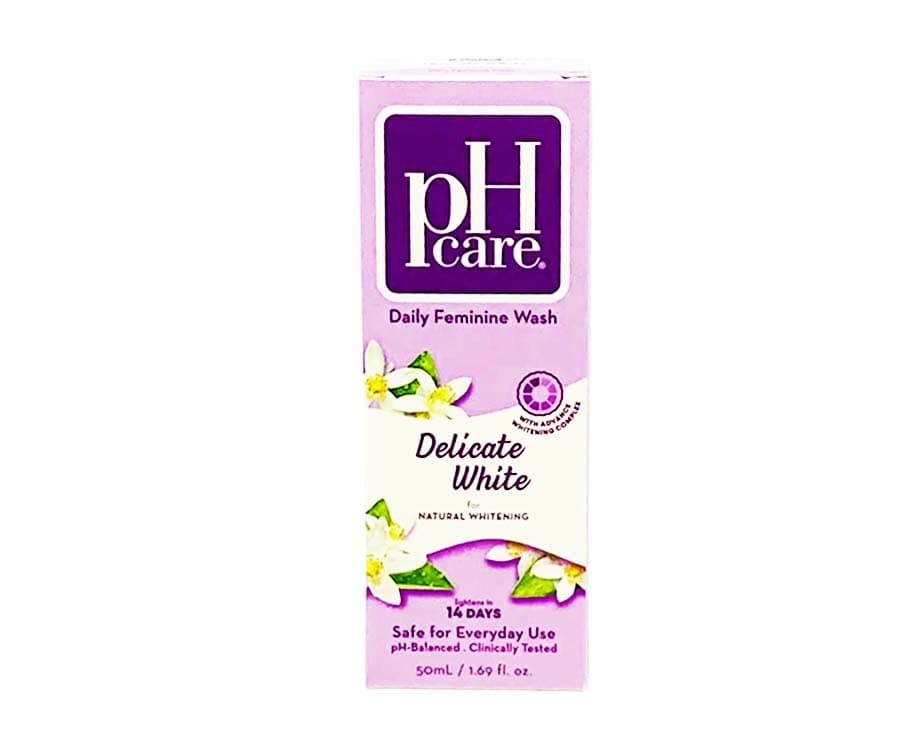 pH Care Daily Feminine Wash Delicate White for Natural Whitening 50mL