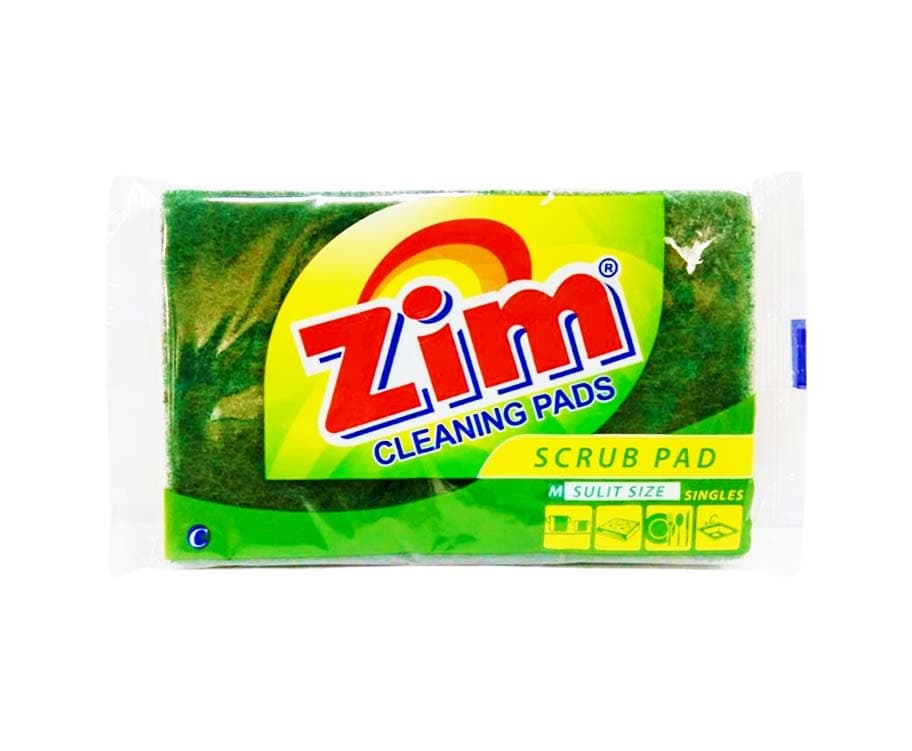 Zim Cleaning Pads Scrub Pad Medium Singles 1 Piece