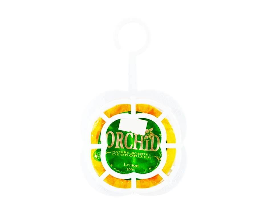 Orchid Nature-Scented Deodorizer Lemon with Holder - 100g