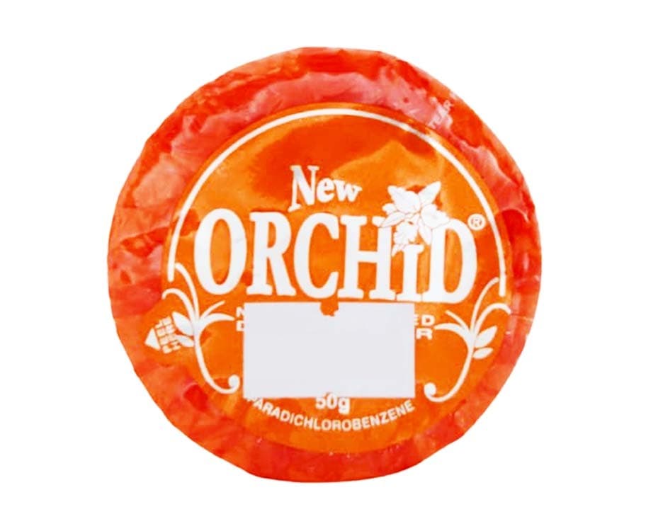 Orchid Nature-Scented Deodorizer Orange Without Holder 50g