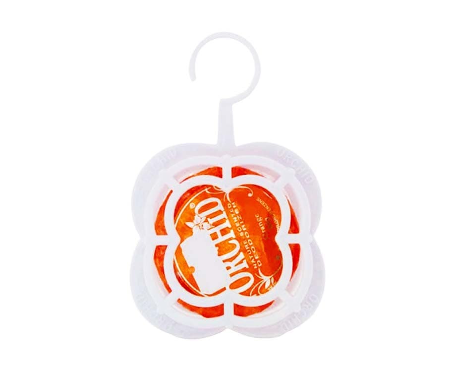 Orchid Nature-Scented Deodorizer Orange With Holder - 50g