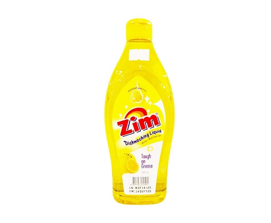 Zim Dishwashing Liquid Anti-Bacterial Lemon 500mL