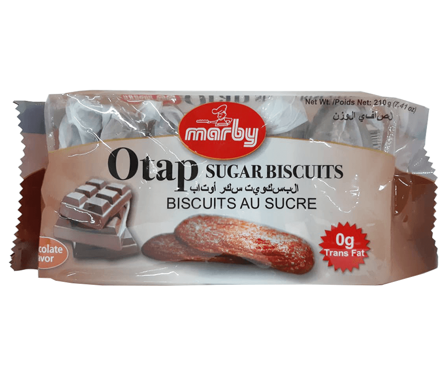 Marby Otap Sugar Biscuits Chocolate Flavor 210g