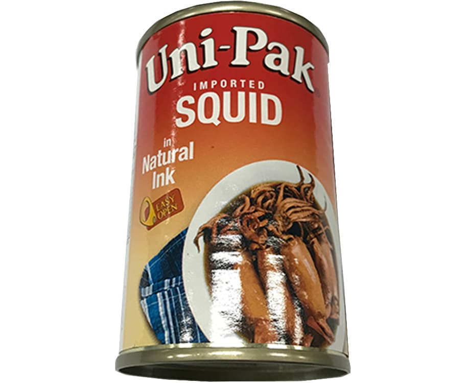 Uni-Pak Imported Squid in Natural Ink 155g