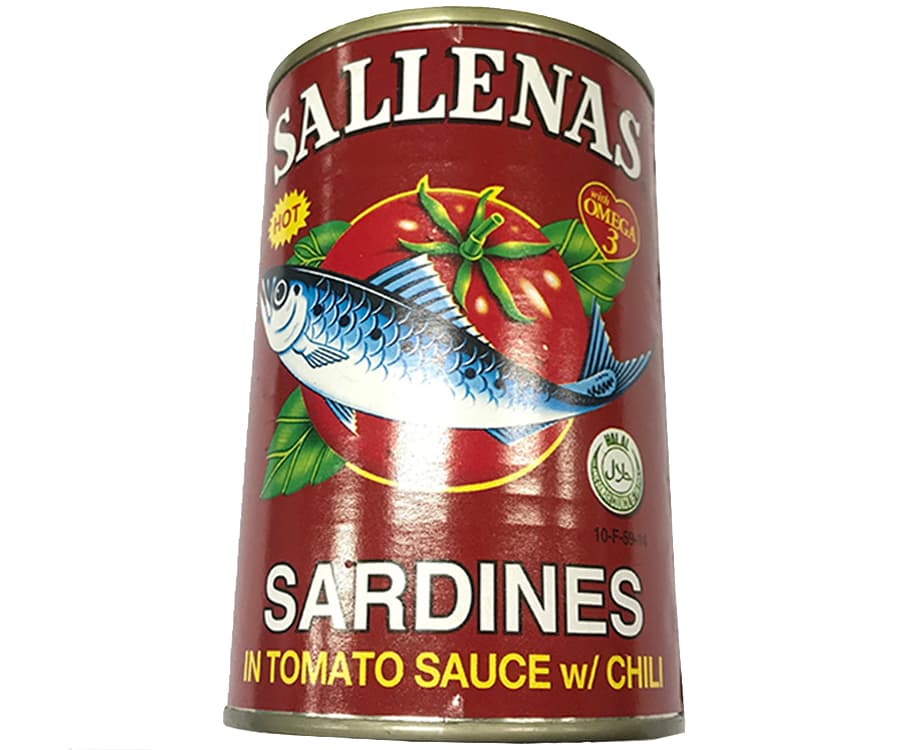 Sallenas Sardines Hot in Tomato Sauce with Chili 425g