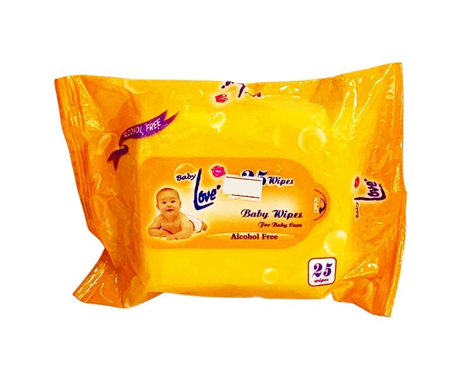 Baby Love Baby Wipes 25 Wipes