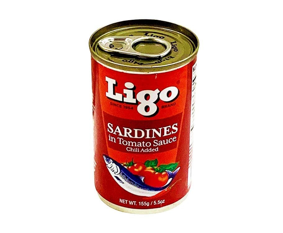 Ligo Sardines in Tomato Sauce Chili Added 5.5oz (155g)